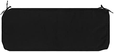 FUNHOME Outdoor Bench Cushion Cover Black