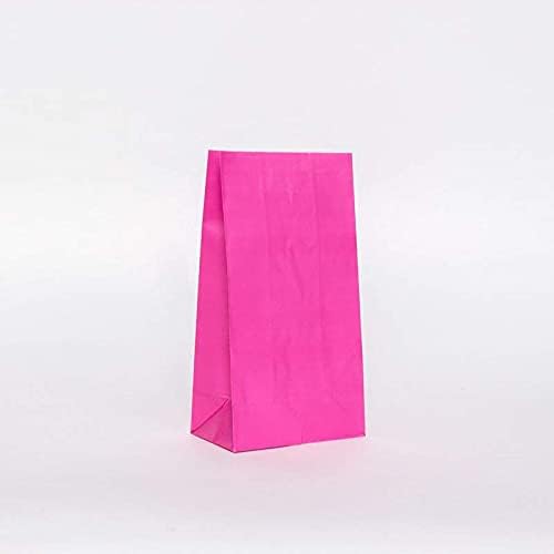 Vibrant Hot Pink Party Bags - Pack of 12