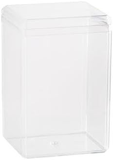 Hammont Acrylic Gift Boxes - 12 Pack Clear Cube Storage