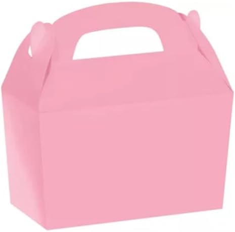Oojami 24 Pack Light Pink Gable Treat Boxes
