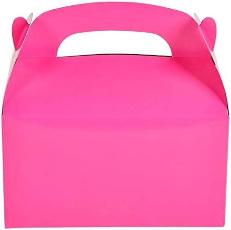 The Dreidel Company Gable Treat Boxes Pack of 25 Pink