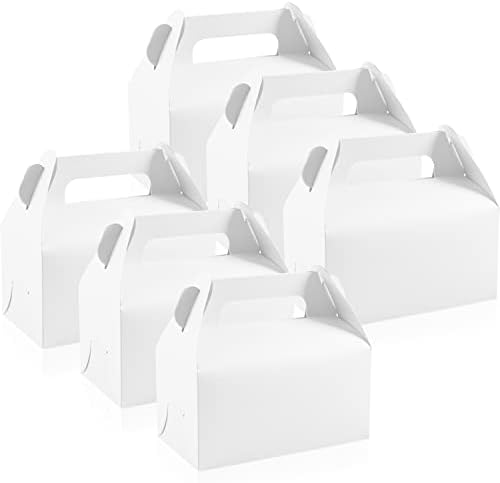 Lainrrew 30 Pcs White Treat Boxes for Parties
