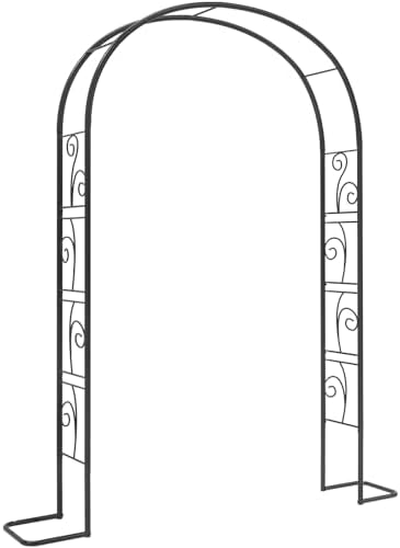 75FT Metal Wedding Arch with Base for Ceremony and Party