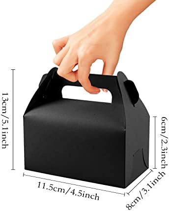 Lainrrew 30 Pcs Red Gable Treat Boxes - Party Favor Boxes