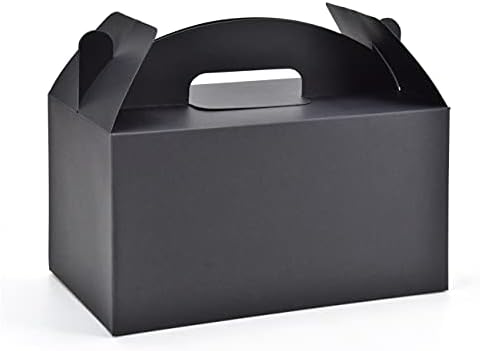 HUAPRINT Black Treat Boxes 30 Pack 945x5x5 Inches