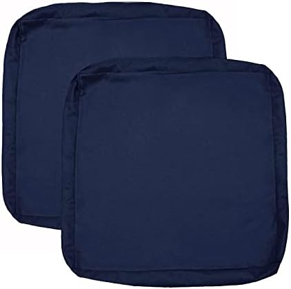 Sqodok Waterproof Outdoor Cushion Covers 2Pack Blue