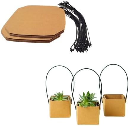 Urier 40 Piece Succulent Wraps with Handles