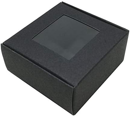 FERENLI 20Pcs Clear Plastic Window Gift Boxes