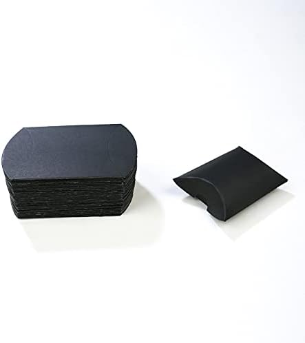 Meetppy Mini Black Kraft Paper Candy Boxes 50pcs Wedding Favor Box