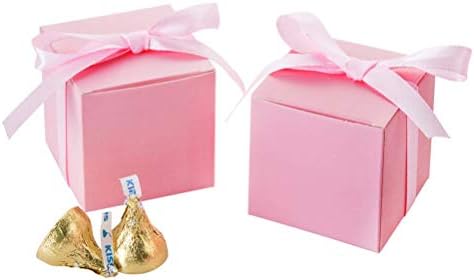 AWELL Pink Gift Candy Box Pack of 50