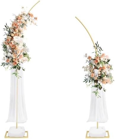 Gold Balloon Arch Stand Kit - 6FT and 8FT