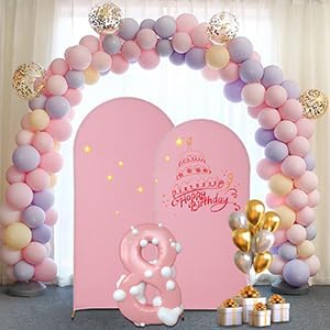 Gold Metal Wedding Arch Backdrop Stand 59x26ft
