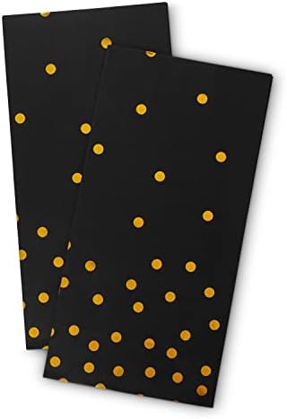 ROYAL BLUEBONNET Black Gold Party Favor Bags and Stickers