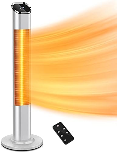 PATIOBOSS Electric Space Heater with Remote and 24H Timer