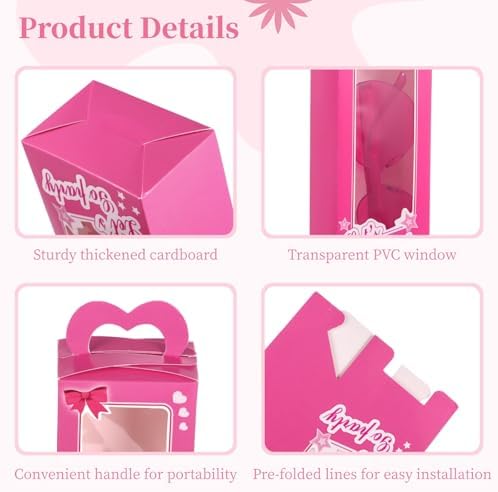 OMISTAR 12 Set Pink Doll Gift Boxes