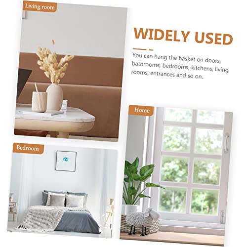 Hoement 2pcs Woven Hanging Planter Basket for Home Decor