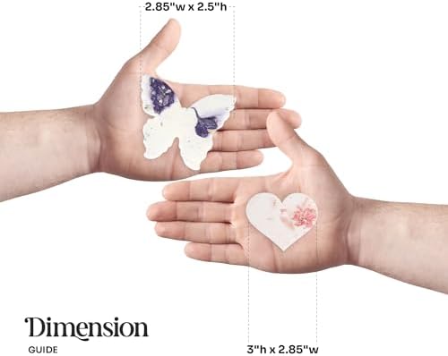 48 Pcs Plantable Seed Paper Set with Wildflower Seeds