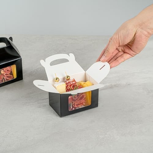 Restaurantware Bio Tek 4x25x25 Inch Gable Boxes 25 Pack
