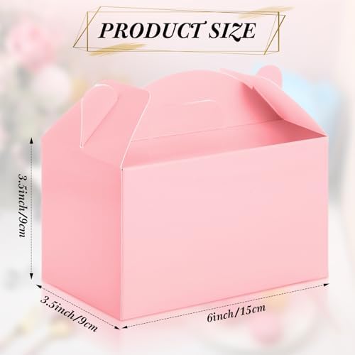 Chrisfall 36 Pcs Gable Treat Boxes for Birthday Wedding Halloween Party Supplies