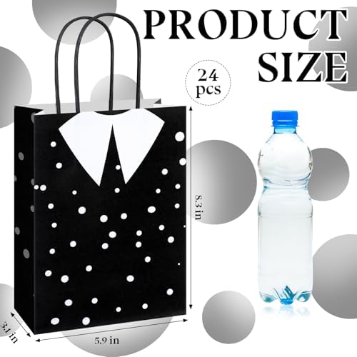 Gilprop 24 Pcs Halloween Paper Gift Bags with Handles