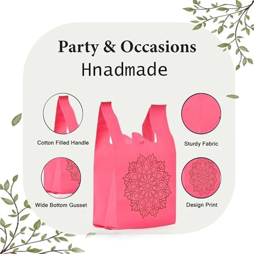 LOVENSPIRE Mandala Print Eco-Friendly Reusable Gift Bags
