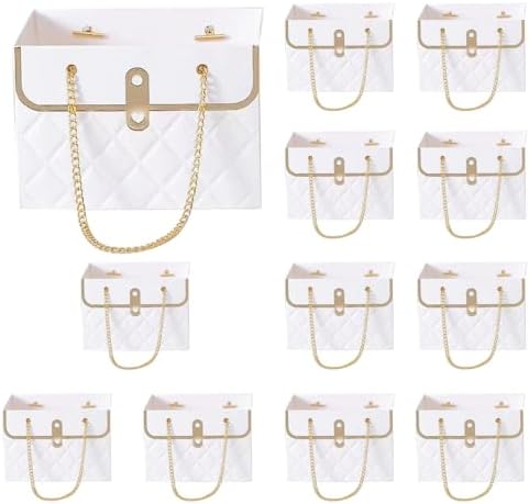 Long Xin Series 12pcs White Gift Boxes with Metal Chain