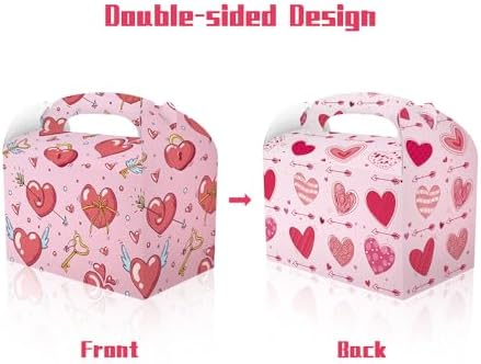 CPTBAG 12 Pack Heart Shaped Gift Boxes