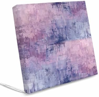 Purple Blue Waterproof Cushion Covers with Ties 2 Pack
