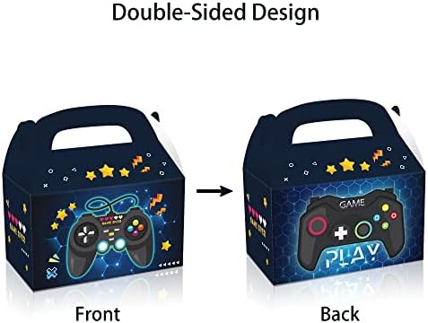 24Pcs Gaming Party Favor Boxes with Controller Design