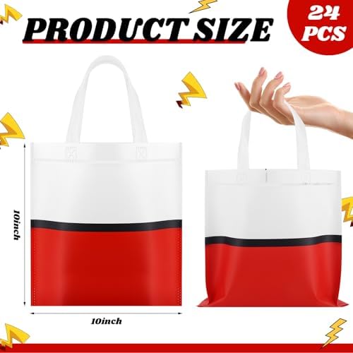 Joottuan 24 Pcs Cartoon Party Favor Gift Bags with Handle