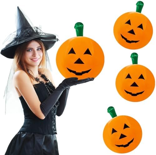Halloween Pumpkin Inflatable Decorations 3-Pack