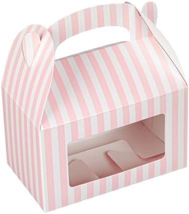 Bio Tek 6x35x35 Inch Gable Gift Boxes With Handle