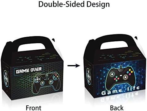 24Pcs Gaming Party Favor Boxes with Controller Design