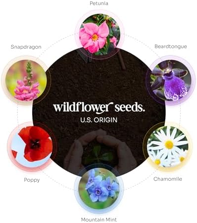15pcs Blue Baby Bottles with Wildflower Seeds