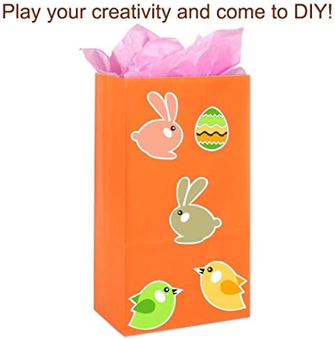 KEYYOOMY 100 Ct Small Kraft Gift Bags