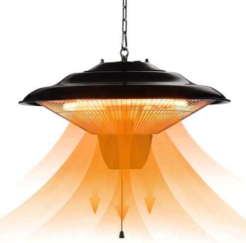 TRUSTECH Hanging Patio Heater 1500W Infrared