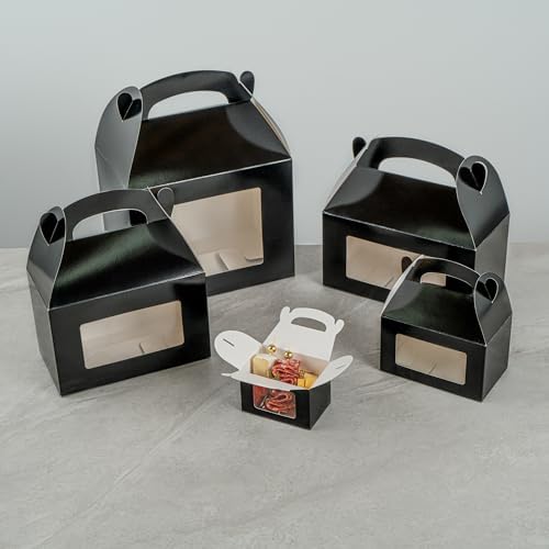 Restaurantware Bio Tek 4x25x25 Inch Gable Boxes 25 Pack
