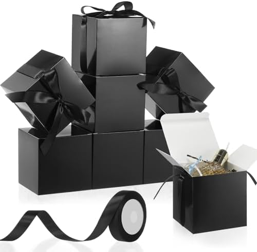 48 Pcs 2x2x2 Inch Wedding Gift Boxes with Ribbon