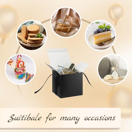 48 Pcs 2x2x2 Inch Wedding Gift Boxes with Ribbon