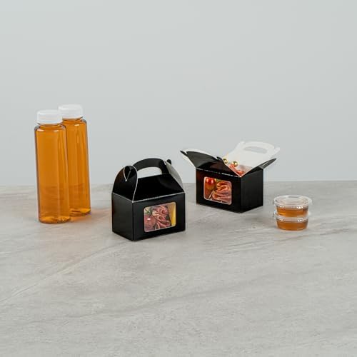 Restaurantware Bio Tek 4x25x25 Inch Gable Boxes 25 Pack