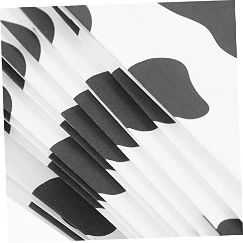 12pcs Cow Print Kraft Paper Bags for Parties and Gifts