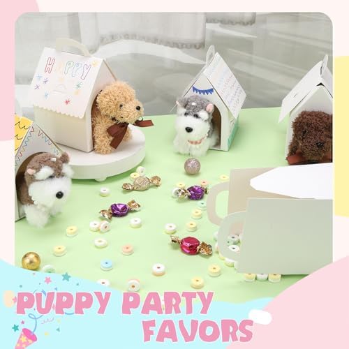 30 Pcs White Dog House Treat Gift Boxes for Parties