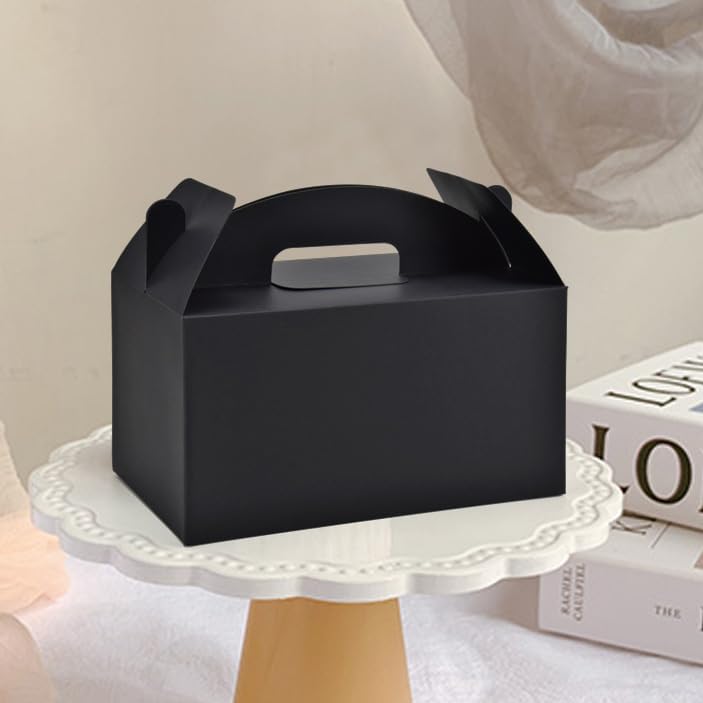 Xiepipipaper 24Pack Gable Gift Boxes with Handles