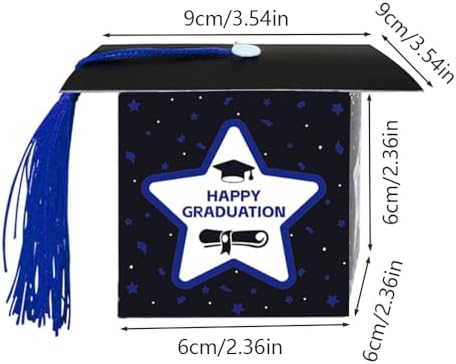 Konsait 30 Piece Mini Graduation Candy Boxes with Tassels