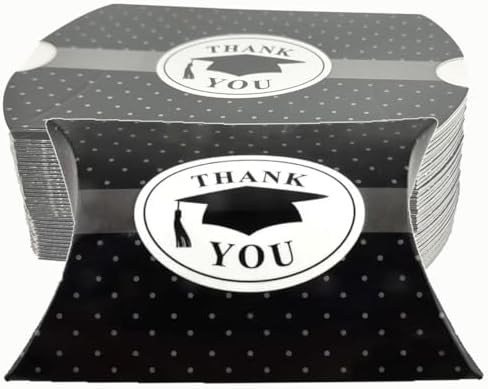 50Pcs Small Graduation Cap Gift Box 35x25x1Inch