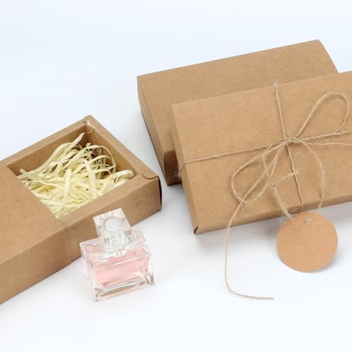 20Pcs Kraft Paper Drawer Box Set for Gifts