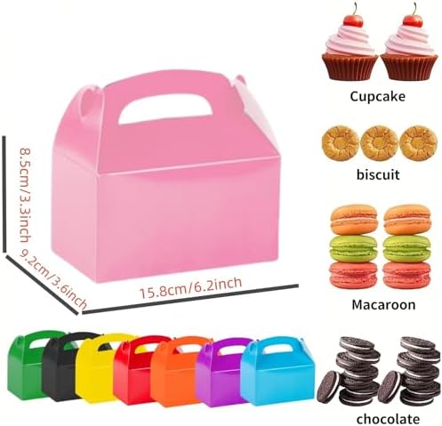 CHNLML 12 Pack Treat Boxes with Handles