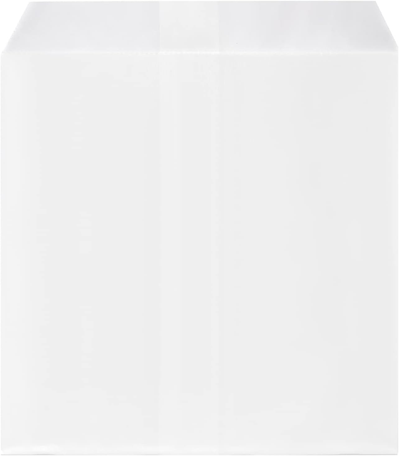 Quotidian White Flat Glassine Paper Bags 5x5 Envelope Pack of 100