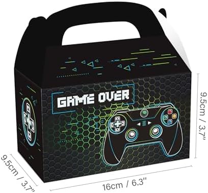 24Pcs Gaming Party Favor Boxes with Controller Design
