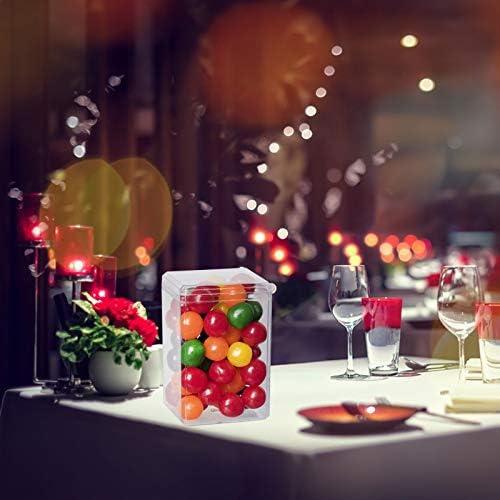 Hammont Acrylic Gift Boxes - 12 Pack Clear Cube Storage
